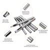 HARFINGTON 6pcs Oval Hole Punch Set 2mm 3mm 4mm Leather