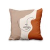 Aoihrraan Cushion Covers Set of 4, Abstract Minimalist Decorative Cushion