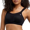 Champion Women's Spot Comfort Full Support Sports Bra, Black, 38C