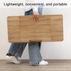 Bamboo Laptop Tray - Height & Angle Adjustable Foldable Legs