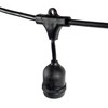 50-ft 25 Suspended Sockets E26 Commercial Patio Light Stringer, Heavy