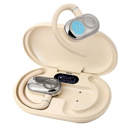 AI Translation Earbuds, Translation Earbuds Real Time, 144 Accents Real-Time Translation, Two-Way Translator Device with APP for iOS for Android, Suitable for Travel Learning (White)