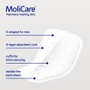 MoliCare Premium Men PAD, Incontinence Liners for Men with Bladder