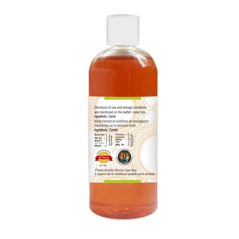 Greenwood Essential Pure Carrot Oil (Daucus Carota) Natural Therapeutic Quality