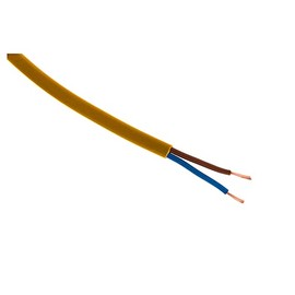 Zenitech - Power Supply Cable H03VVH2-F 2x 0.75mm² - 10m - Gold