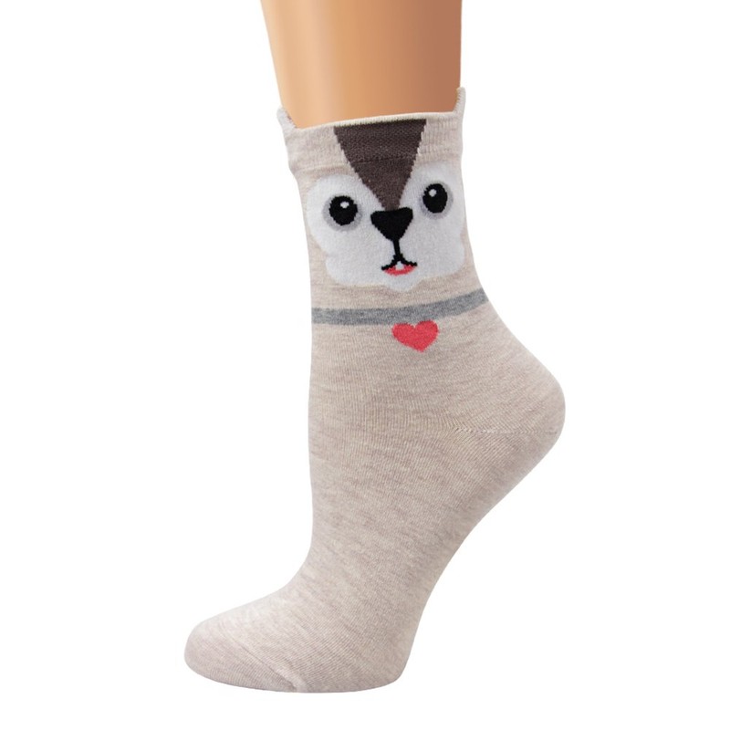 Ambielly Colorful Cute Animal Design Patterned Women's Casual Cotton Socks