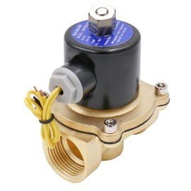 Baomain Pneumatic 1 Inch Normally Open 2 Way Brass Electric Solenoid Valve for Water,Air 2W-250-25K (AC 110V)