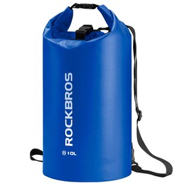 Rockbris Dry Bag / Waterproof Pack Bag, 5L / 10L / 20L / 30L / 40L for Water Sports, Beach, Swimming Boat, Kayak Rafting Sailing Outdoor, blue, 5l