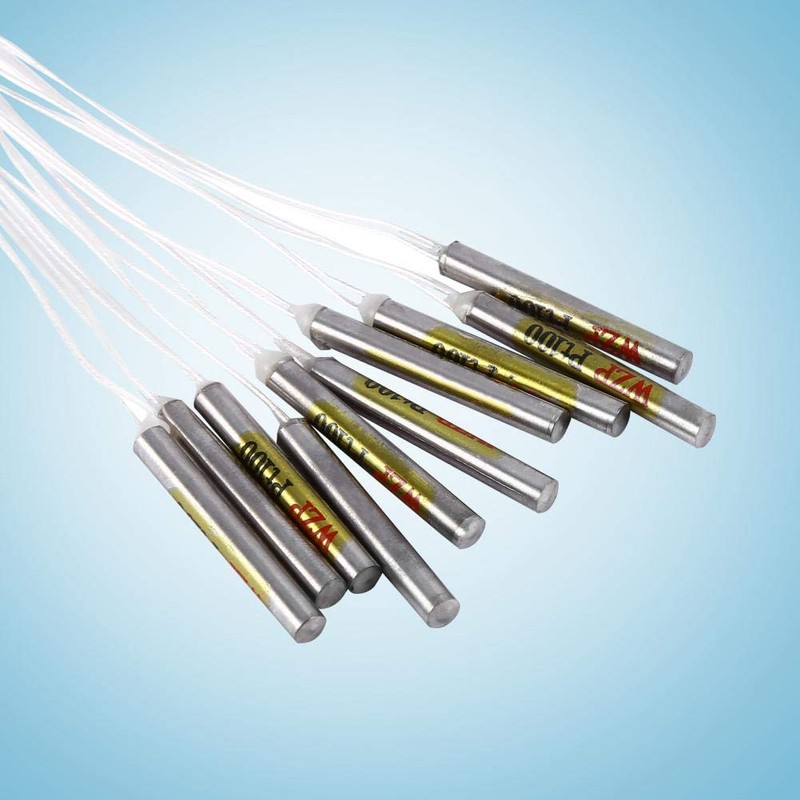 PT100 Probe, 10pcs PT100 Platinum Resister Waterproof Temperature Sensor temp