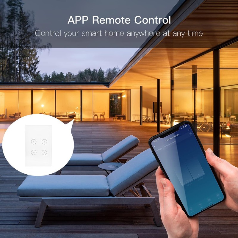ZigBee Smart Lichtschalter, Sprachsteuerung funktioniert mit Alexa und Google Home,