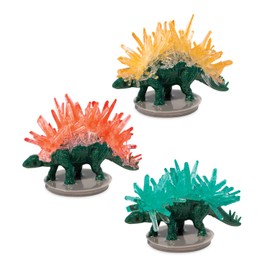 MindWare Crystal Growing Kits: Dinosaurs Set of 3 – Cool DIY Crystal Growing Kits for Kids & Teens – Funky Mini Science Experiment in a 10pc kit – Crystals Grow in 24 Hours