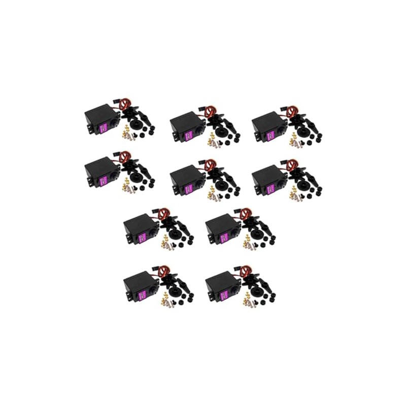 10Pcs MG996R 0-90-180 Degrees Metal Gear Servo for Torque Digital