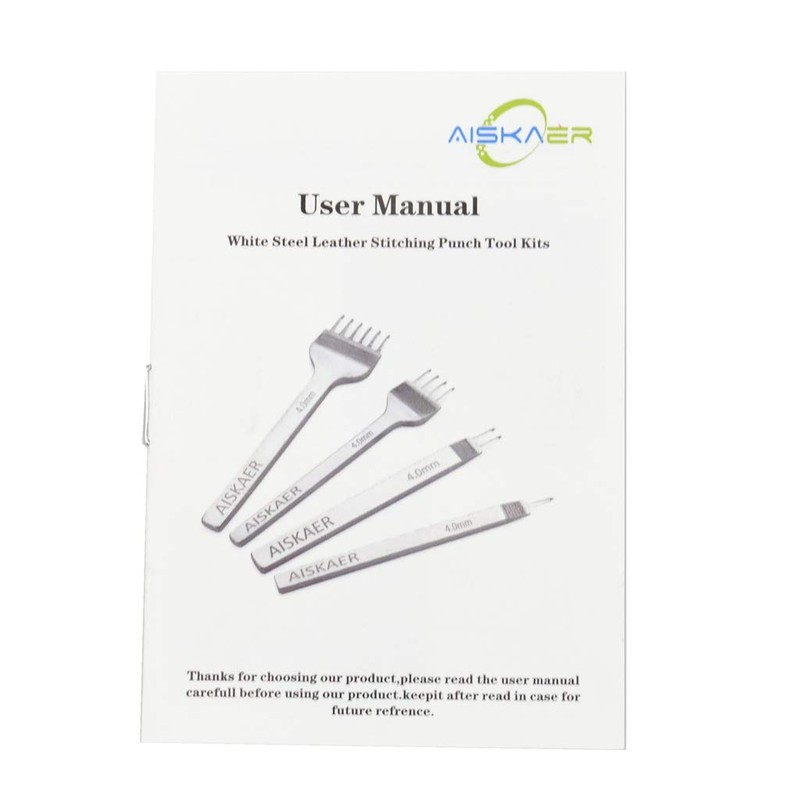 Aiskaer White Steel 6mm 1/2/4/6 Prong DIY Diamond Lacing Stitching