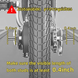 PRUNUS Flash BIKE Training Wheels for 14 16 18 20 Inch.Training Wheels for Kids Bike is Heavy Duty.Bicycle Training Wheel is Suitable Single Speed Bike