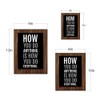 How You Do Anything Is How You Do Everything., Wooden