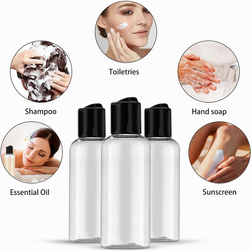 FACAICAI 3.4 oz Travel Bottles for Toiletries, Empty Travel Size