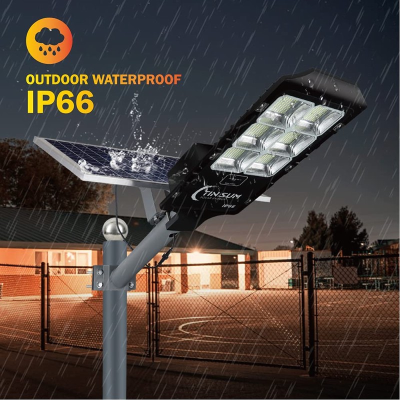 600W Solar Flood Street Lights Outdoor,Solar Security Lights 30000 Lumens