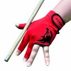 soamotoi Pool Glove Left Hand 3 Finger, Breathable Billiards Glove