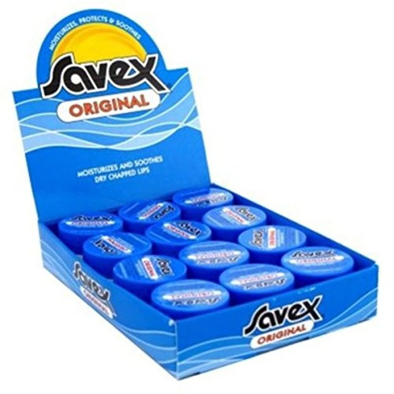 Savex Lip Balm, Original 0.25 oz 12 count (Pack of