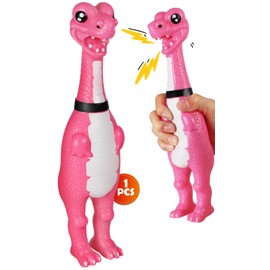 Swooflia Giant Rubber Chicken That Squeak - Screaming Chicken Squeaky Toy, Plastic Squawking Prank for Adults Men Women, 12" Large Dinosaur Gag Gifts Party Supplies (1-Pack) (Not Suitable for Dog)