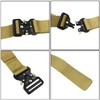 AIBEARTY Men's Tactical Nylon Belt Heavy Duty Webbing Belt Adjustable