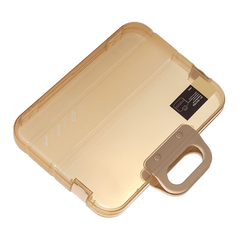 Clear Document Case Multipurpose Large Capacity Dustproof Waterproof A4 File