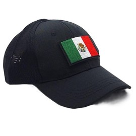 EVD-X Gorra Táctica y Militar Actividades al Aire Libre para Colocación de Logos y Parches Cacería Pesca Protección Sol (MX/US, Alfa, Talla única, X-5850MEX)