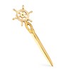 NKlaus 11519 Dagger Letter Opener Steering Wheel Solid Brass Copper