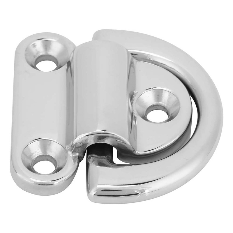 8mm Stainless Steel Folding Boat Marine Pad Eye Stowage D