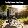 Universal Wheelchair Backpack, Large Capacity Waterproof Storage Bag for Most