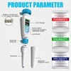 OBEST Food Acidity Meter Temperature 2 in 1, Smart pH