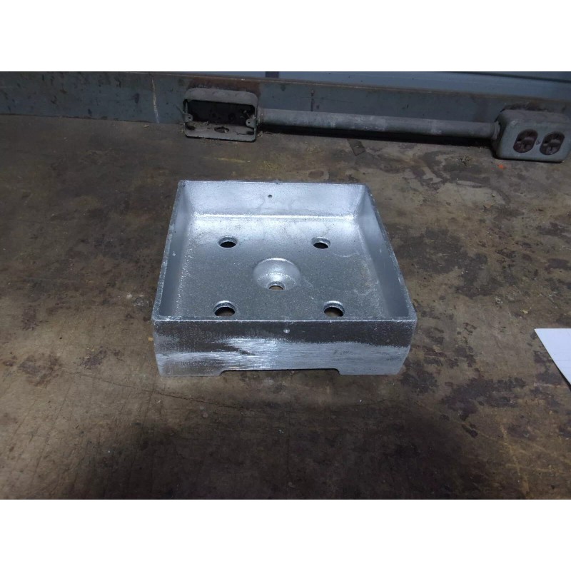 Ben Douglas Foundry Post Base, Anchored 8x8 Heavy Cast Aluminum,