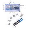 Toprema 126pcs Rivet Nut Tool Kit Set Blind Rivet Nut