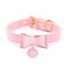 LEWECEEO Women Bow Collar Necklace Choker with Bell Cat Cosplay