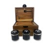 BzzBox Decorative OG Storage Box - Acacia, Lockable, with 3