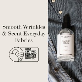 The Laundress Classic Fabric Spray, Wrinkle Release Spray, Upholstery and Linen Spray, Fabric Refresher, Clean Laundry Scent, 8 Fl Oz