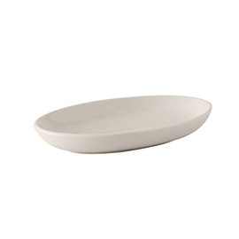 Tuxton China BEK-1004 Baking Dish, 10 oz., 8" x 5" x 1-1/4"H, Oval, Shallow, Microwave and Dishwasher Safe, Oven Proof, Fully Vitrified, Ceramic, DuraTux, Pack of 12