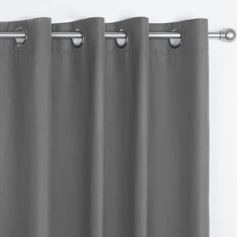 REAL TEXTIL - Juego de 2 Cortinas para Ventana Semitranslúcidas
