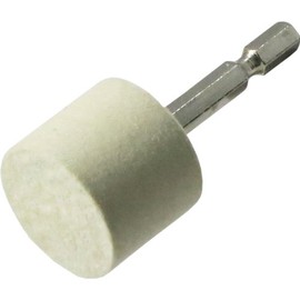 Yanase NFF30 Felt Wheel with Shaft for Impact [0.25 inch (6.35 mm) Shaft] φ1.2 x 1.0 x 0.25 inches (30 x 25 x 6.35 mm)
