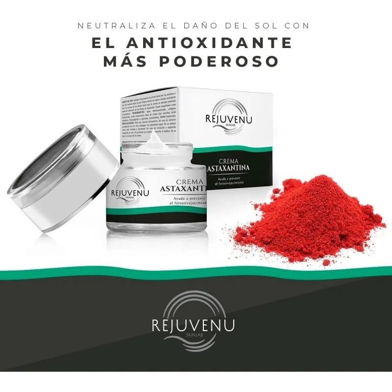 Kit 3 Cremas Rejuvenu, C. Madre, Astaxantina, Antioxidante Todo Tipo