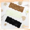 3 PCS Floral Lace Headbands Boho Vintage Stretchy Hair Bands