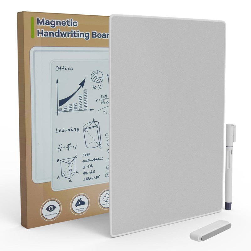 Rarler Magnetic Writing Board 11.85”x 8.4” Reusable Memo Pad Board