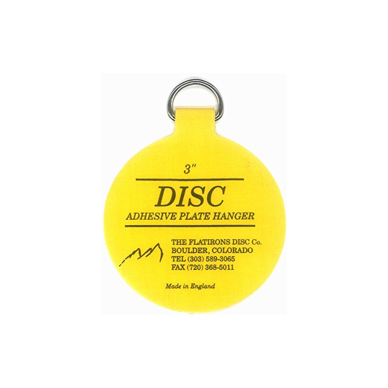 Invisible English Disc Adhesive Medium Plate Hanger Set (4-3 Inch