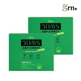 GRN Season 2 Greeny Three Days Apple Flavor 3-Day Bowel Movement Diet 1+1 (3+3 day supply) / 지알앤 GRN 시즌2 초록이 쓰리데이즈 사과맛 3일 쾌변 다이어트 1+1 (3+3일분)