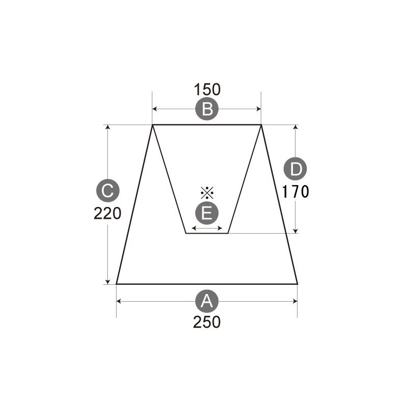 [H – 25152] Lower 170 mm Holder Shade Holder Shade