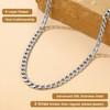 Suplight Cuban Link Chain for Men Stainless Steel Chain Necklaces