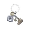 Key Ring Bag Charm Nautical Boat Compass Anchor Life Ring