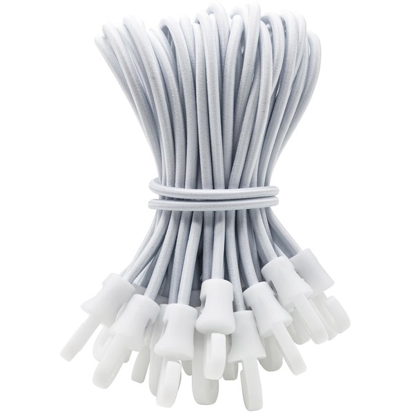 WMZOBH Bungee Cord with Hooks, Pack of 25, Expander with