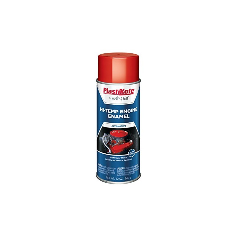 PlastiKote 206 Ford Red Engine Enamel, 12 oz.