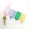 SENRISE Plastic Keychains for Luggage, Name Tag with Split Ring,